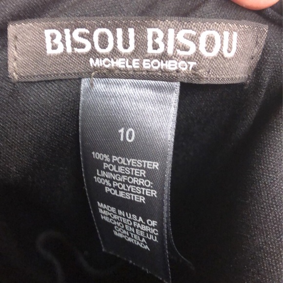 Solid Black No Shoulder Dress - Picture 4 of 6